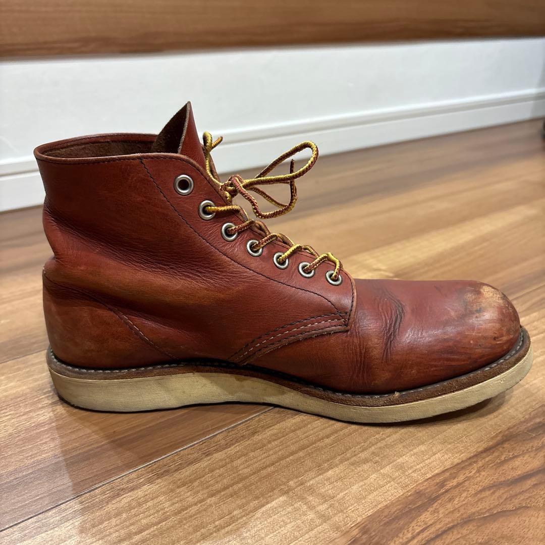 レッドウイング 8166 uk 7 1/2、26.5cm ブラウン。