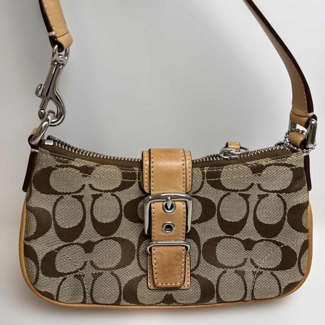 COACH ショルダーバッグ ロゴ柄 COACH（コーチ） ショルダーバッグ レディース シグネチャー 馬車ロゴ