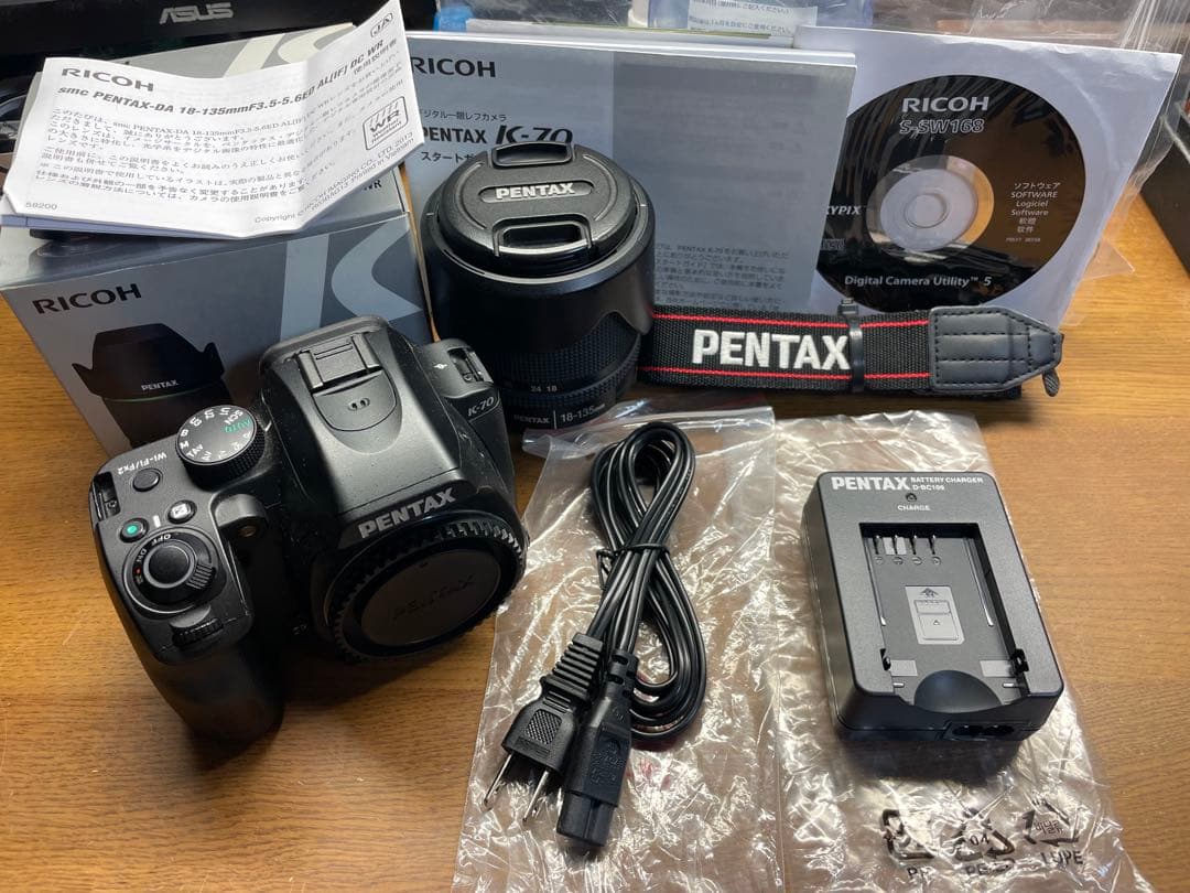 美品】PENTAX K-70+18-135mmレンズ 対策ソレノイド交換済み - メルカリ