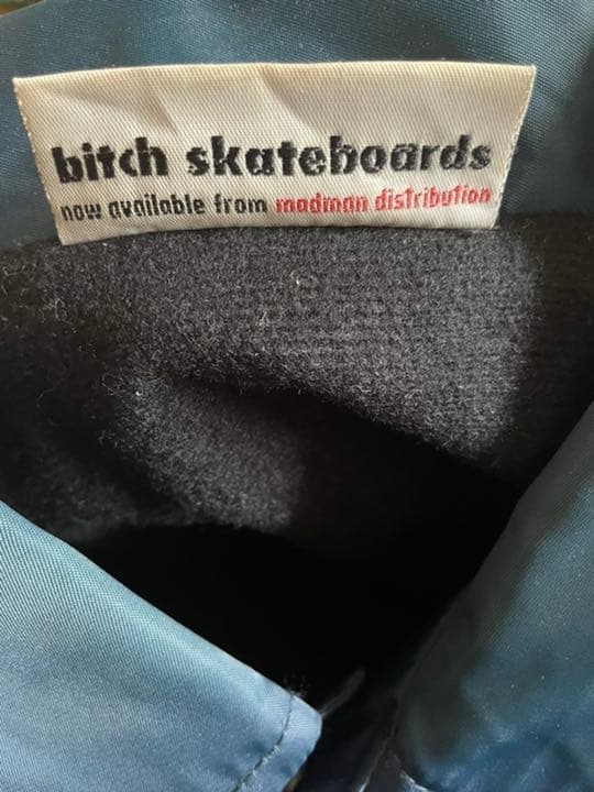 レア 90s bitch skateboards コーチジャケットビッチスケート