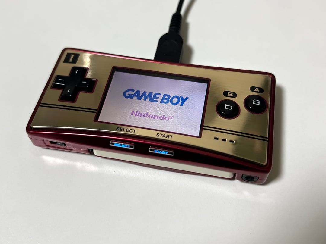 ゲームボーイアドバンスミクロ ファミコンカラー - メルカリ