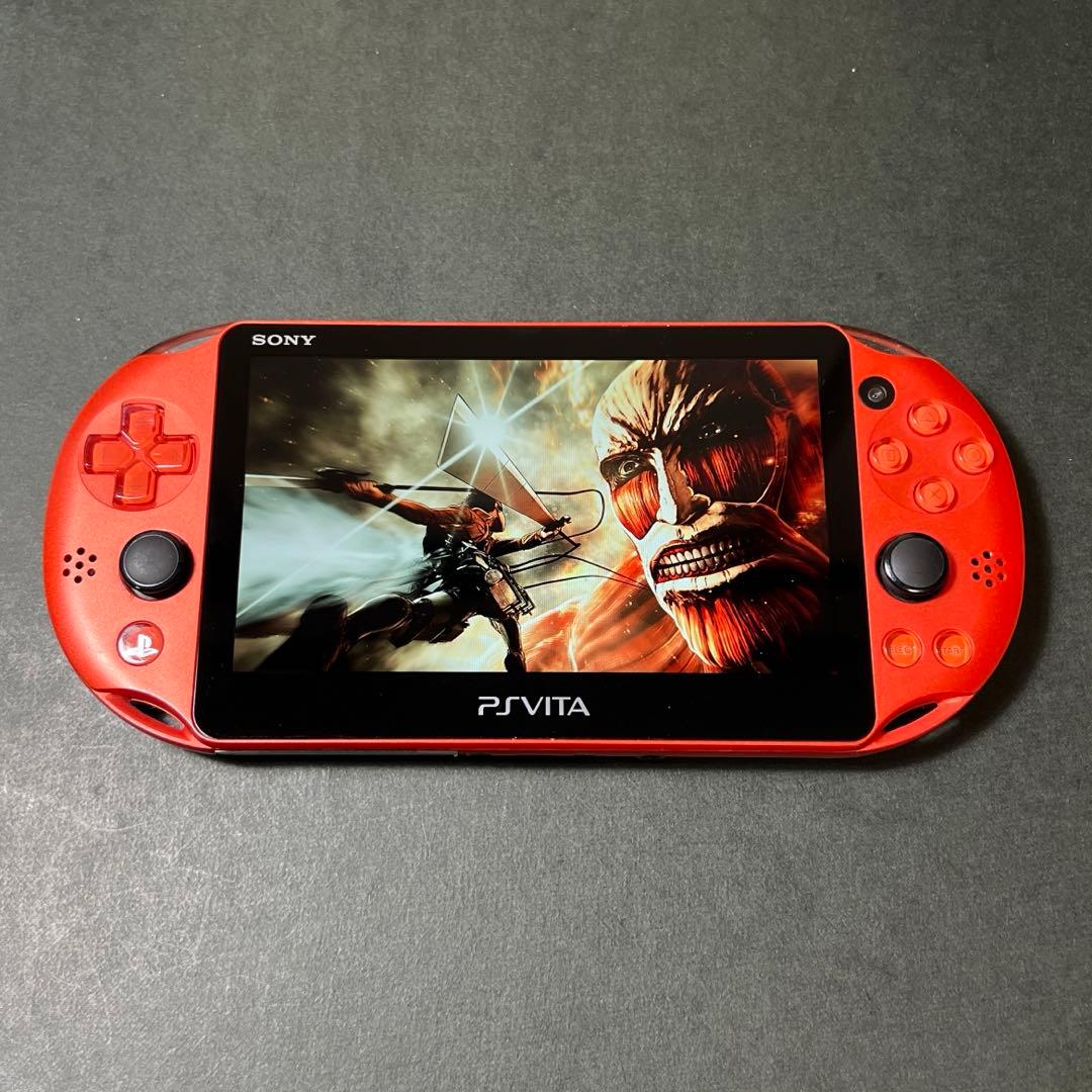 PlayStation ソニー SONY PSvita 2000 本体 メタリックレッド 訳あり