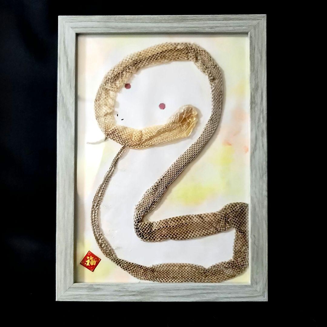 293 蛇の抜け殻 アート 蛇ちゃん 縁起物 - メルカリ