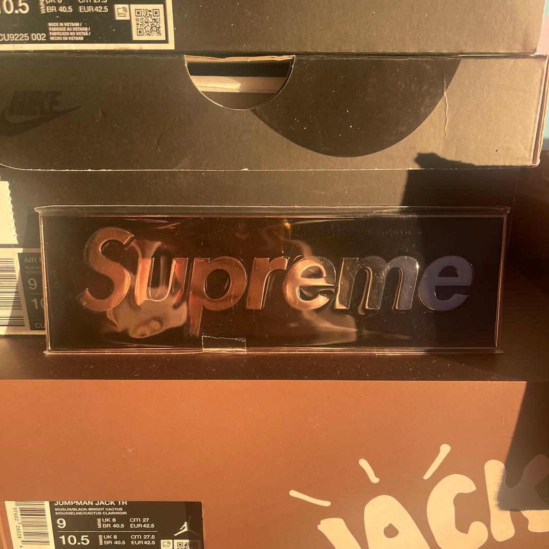 小物 Supreme Box Logo Car Emblem \"Black\"