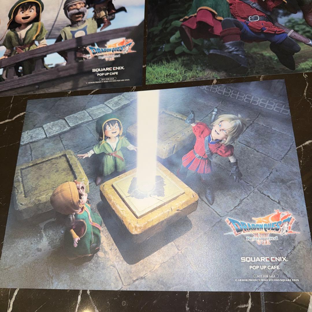 ドラゴンクエストⅦ Reimagined ランチョンマット 3枚 コンプリート