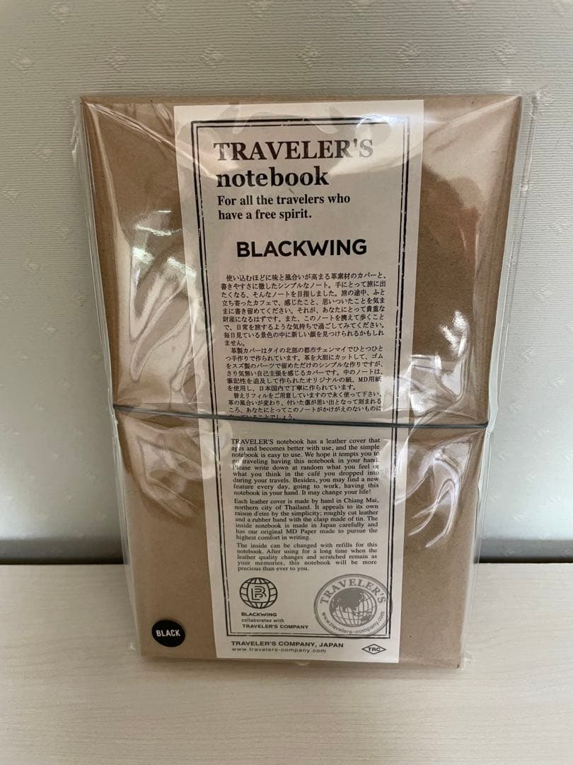 新品　未開封　トラベラーズノート BLACKWING トラベラーズファクトリー BLACKWING × TRAVELER'S COMPANY | TRAVELER'S COMPANY