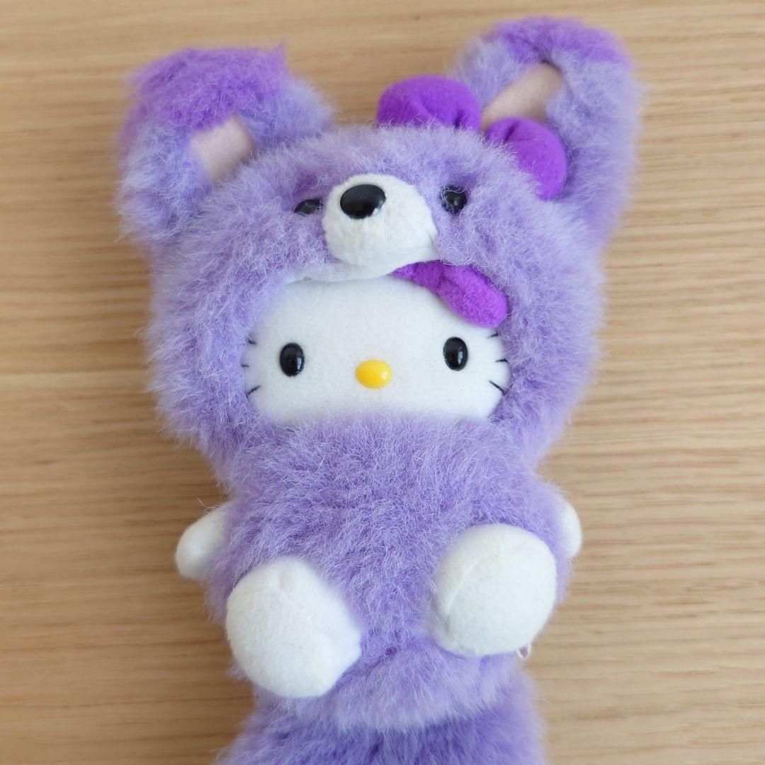 北海道限定 ハローキティ ラベンダー キツネ マスコット しっぽ - メルカリ