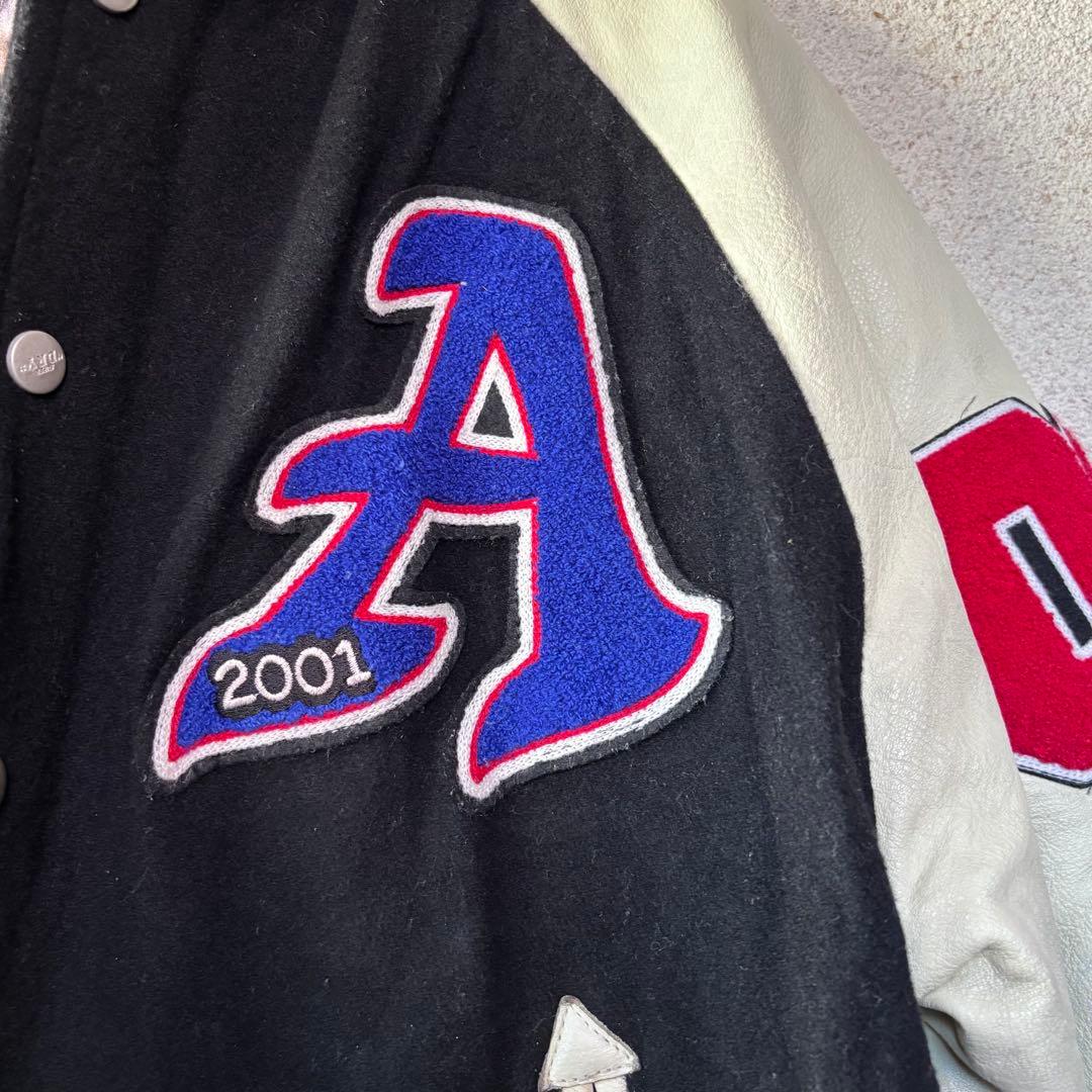 非売品】アサヒスーパードライ SUPER DRY フルデコ スタジャン 袖牛革