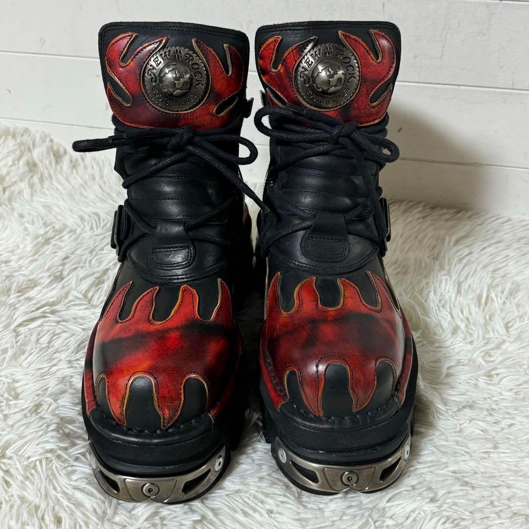 未使用品✨NEW ROCK ニューロック ファイアーパターン エンジニア