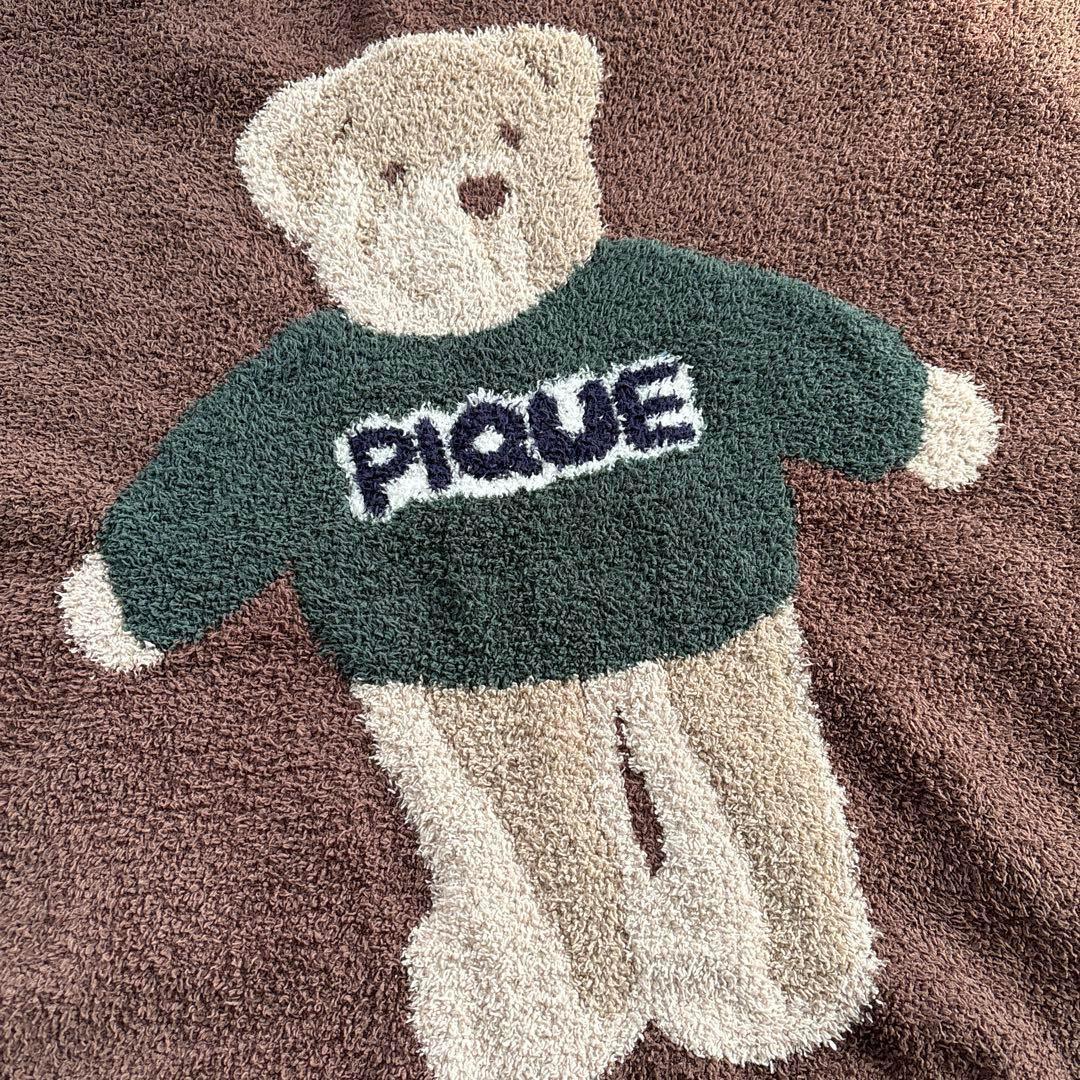 ジェラートピケ 】美品 ジェラピケ ブランケット 膝掛け テディベア