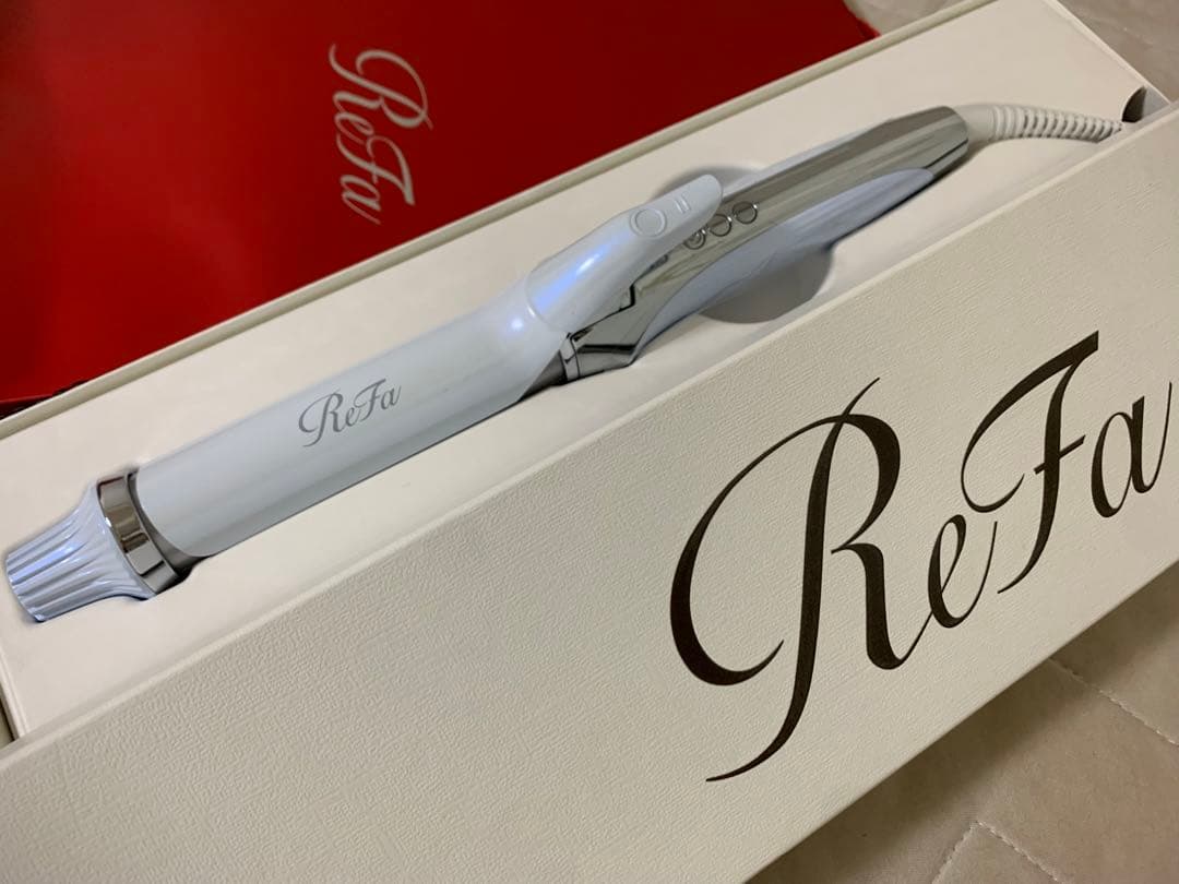新品未使用　ReFa リファカールアイロンプロ ホワイト リファ カールアイロン プロ (Φ38)ホワイト / ReFa CURL IRON PRO