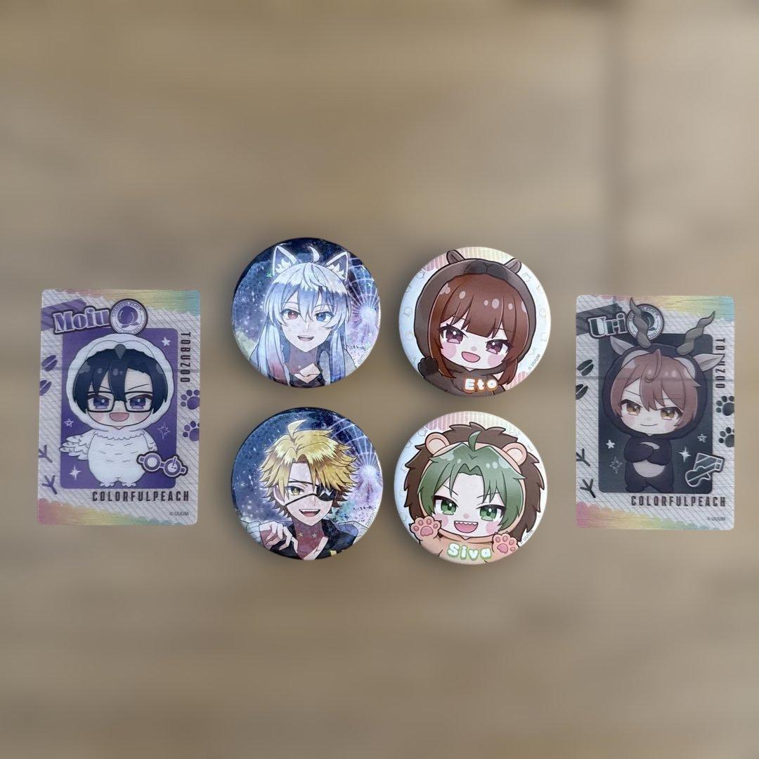 カラフルピーチ／東武動物公園／缶バッジ＆トレカ - メルカリ