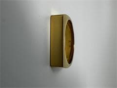 《最高品質/日本製18金》K18ゴールド 四角形リング3.35g 11号