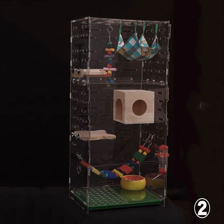 アクリルケージ ケージ90(41×31×90cm) 小動物用 チンチラ モモンガ