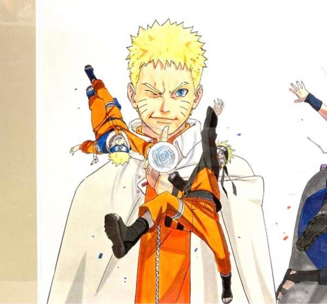 専用】NARUTO 高級複製原画 ナルト サスケ ナルト展 - メルカリ