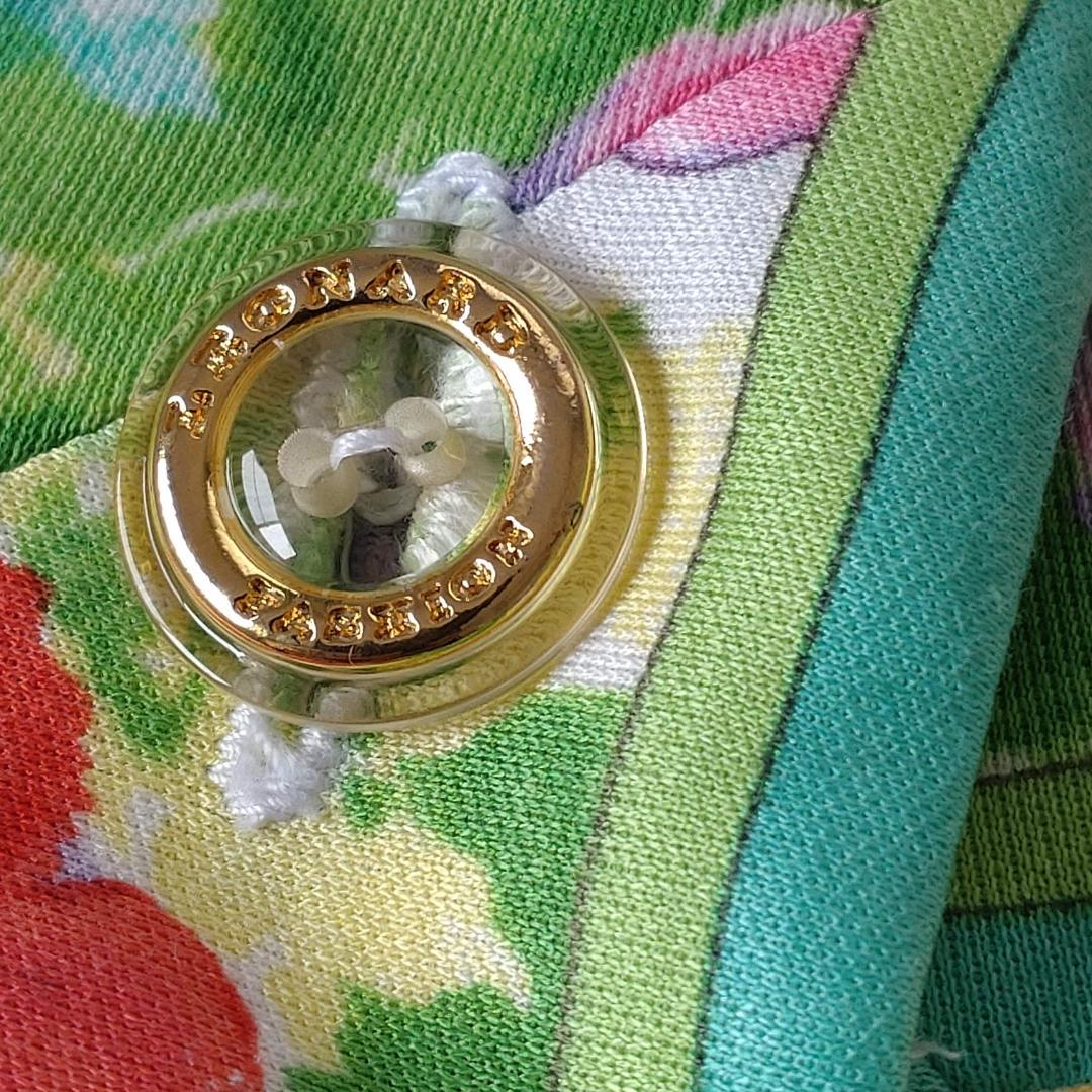 レオナール 花柄カーディガン サイズL 長袖 総柄 ボタニカル - メルカリ