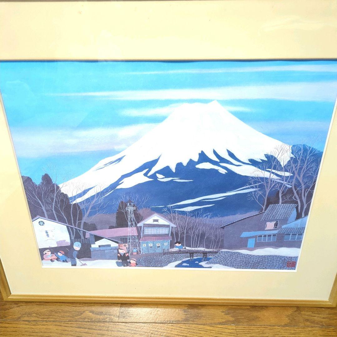 原田泰治 シリアルナンバー 235/880 落款有り - メルカリ