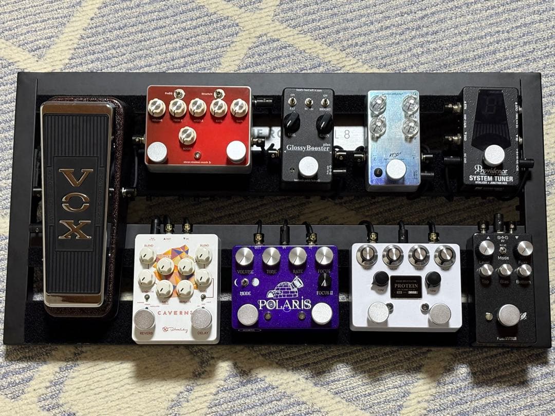 エフェクターボード　エフェクターセット ギターのレシピ x HNEBD『AREA 8 BOARD』受注生産開始いたします