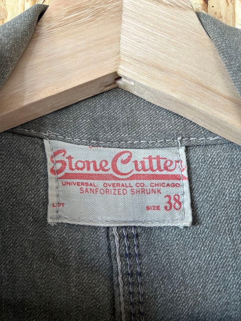 40s ブラックコバート オールインワン 黒シャン ツナギ 月桂樹ボタン