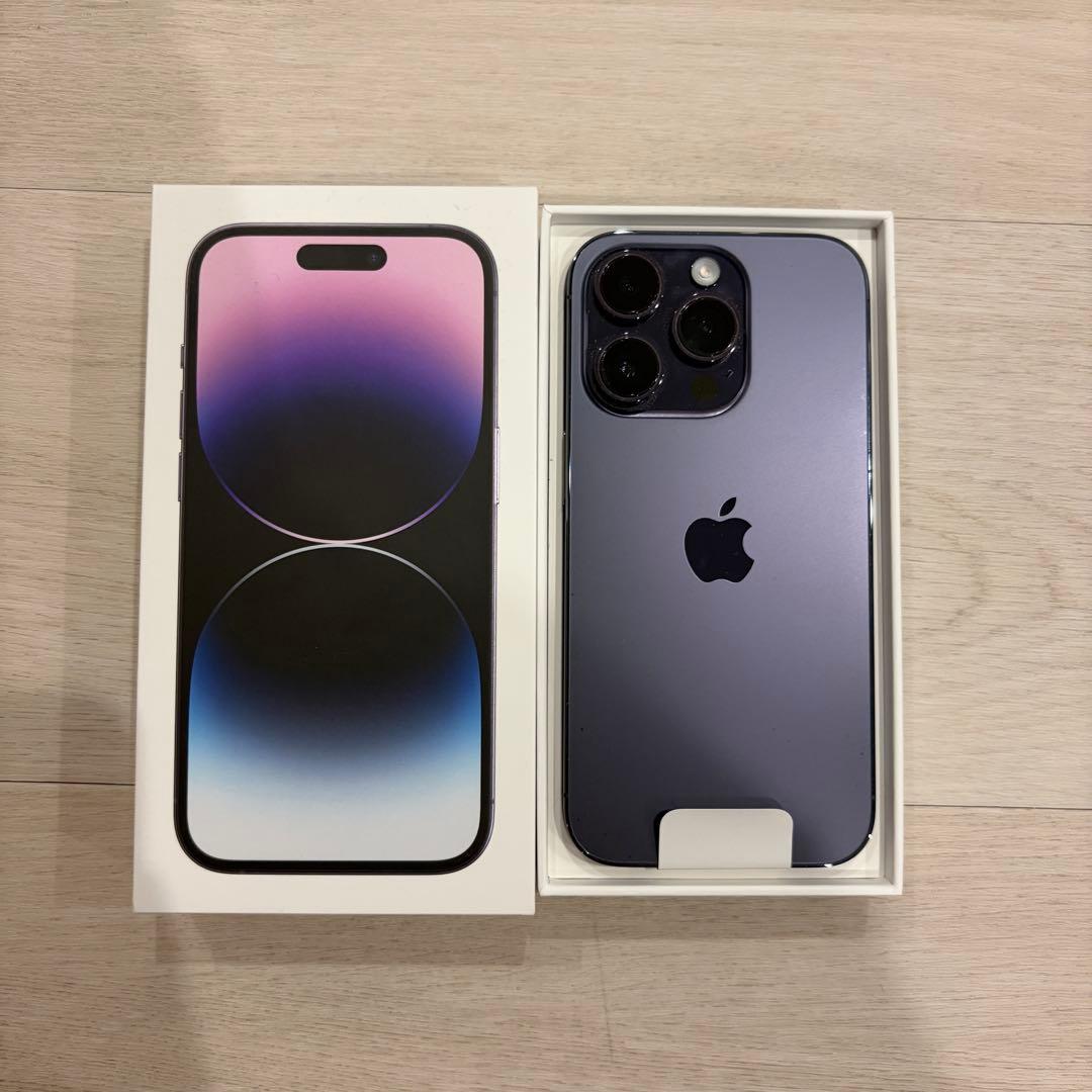 Apple iPhone 14 Pro ディープパープル 本体 値下げしました。の通販は