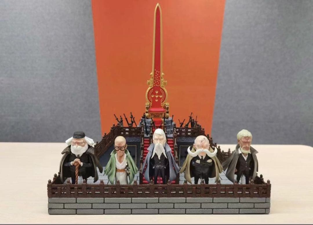 ワンピース 五老星 ガレージキット ガレキ スタチュー② - メルカリ