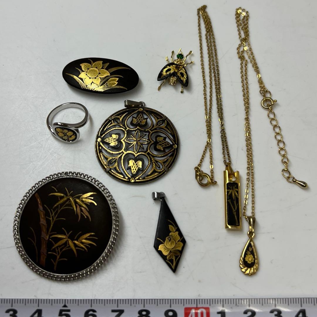 肥後 純金象嵌 アクセサリー 共箱 色々 東キ8-0127② - メルカリ