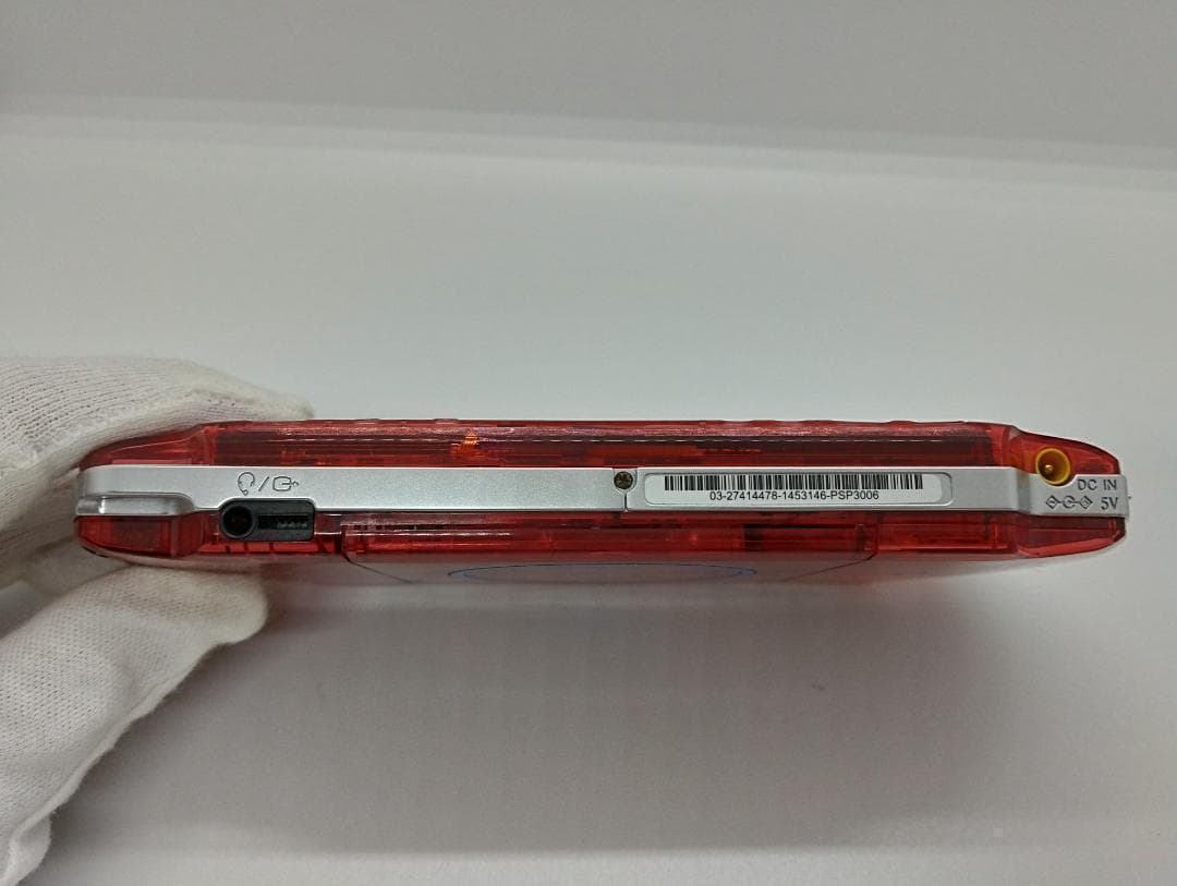 PSP 3000 すぐ遊べるセット【美品・カスタム】スケルトン レッド 赤