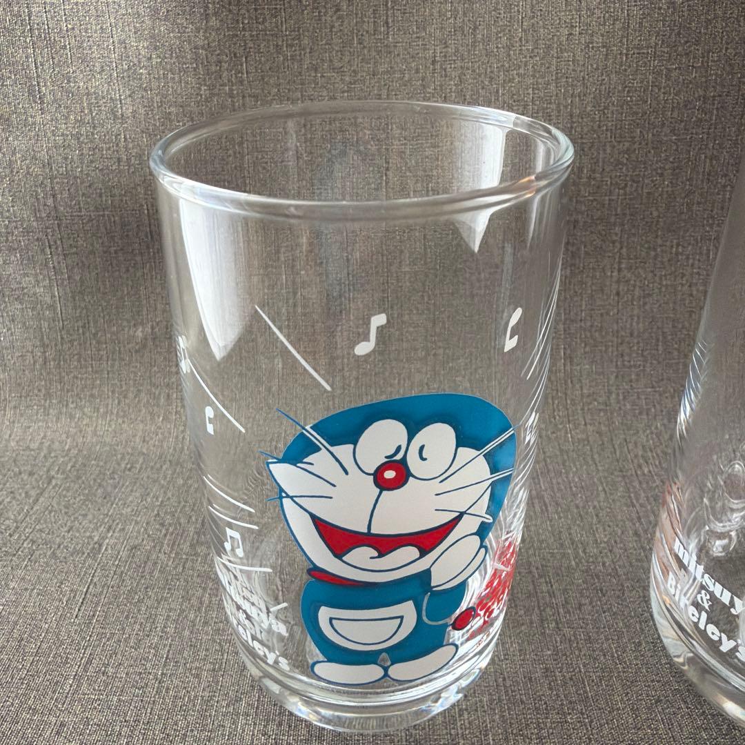 レトロ 非売品 ドラえもん ガラスコップ 2個セット - メルカリ