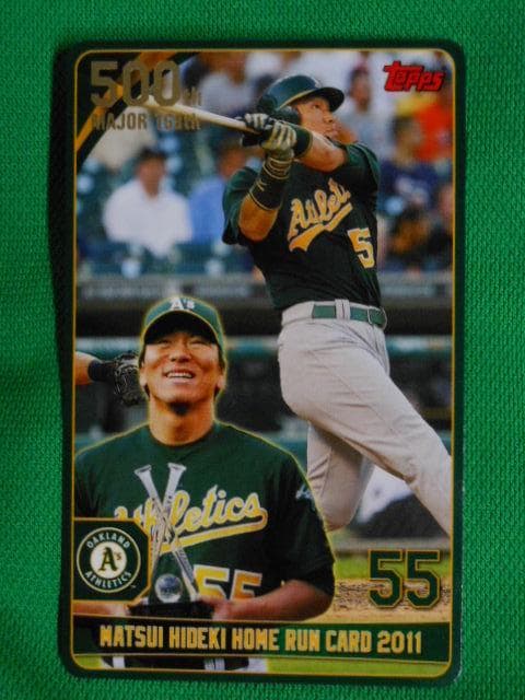 大幅値下げ❤️松井秀樹ホームランカード通算500号オークランド