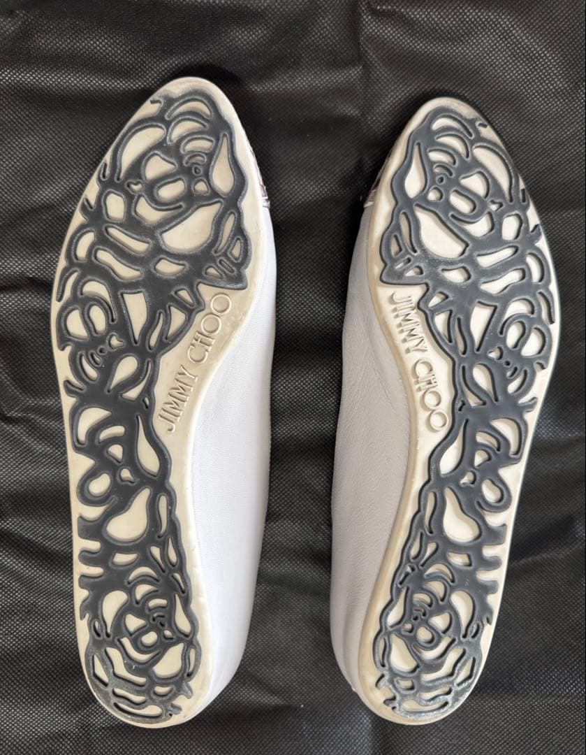 【美品】JIMMY CHOO フラットシューズ 23.5cm
