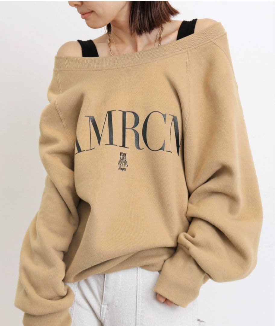 新品☆L'Appartement アメリカーナCREW NECK SWEAT - メルカリ