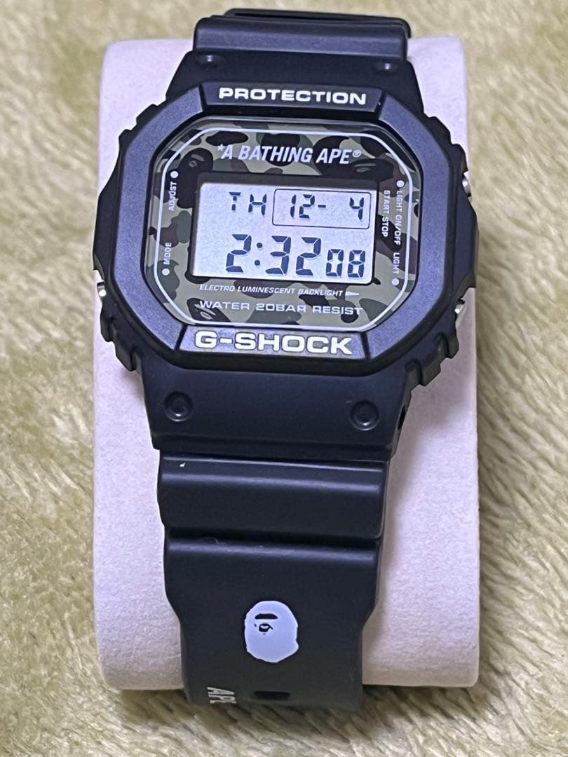 わ*く様 G-SHOCK×ABATHING APE GショックBAPEDW-56 G-SHOCKがカモフラ柄に A BATHING APE®︎ 30周年記念モデルが発売