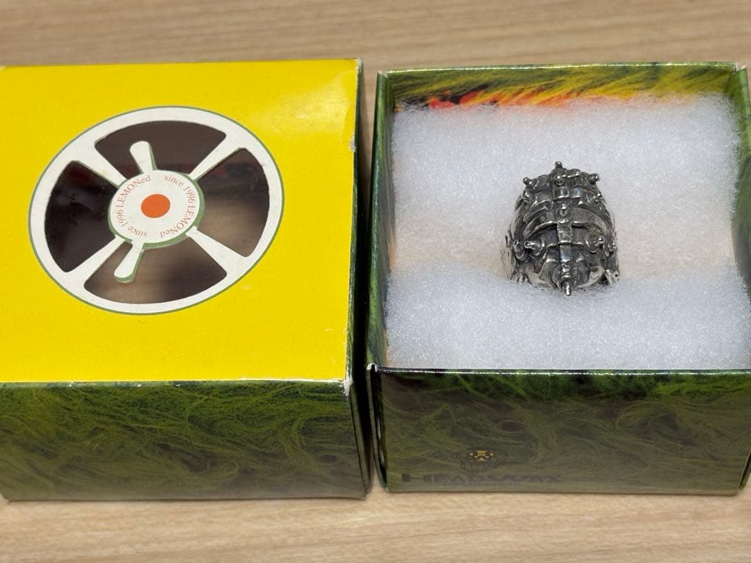 【希少】hideyourface ギーガーリングLEMONed Silver 希少】hideyourface ギーガーリングLEMONed Silver 希少】hideyourface