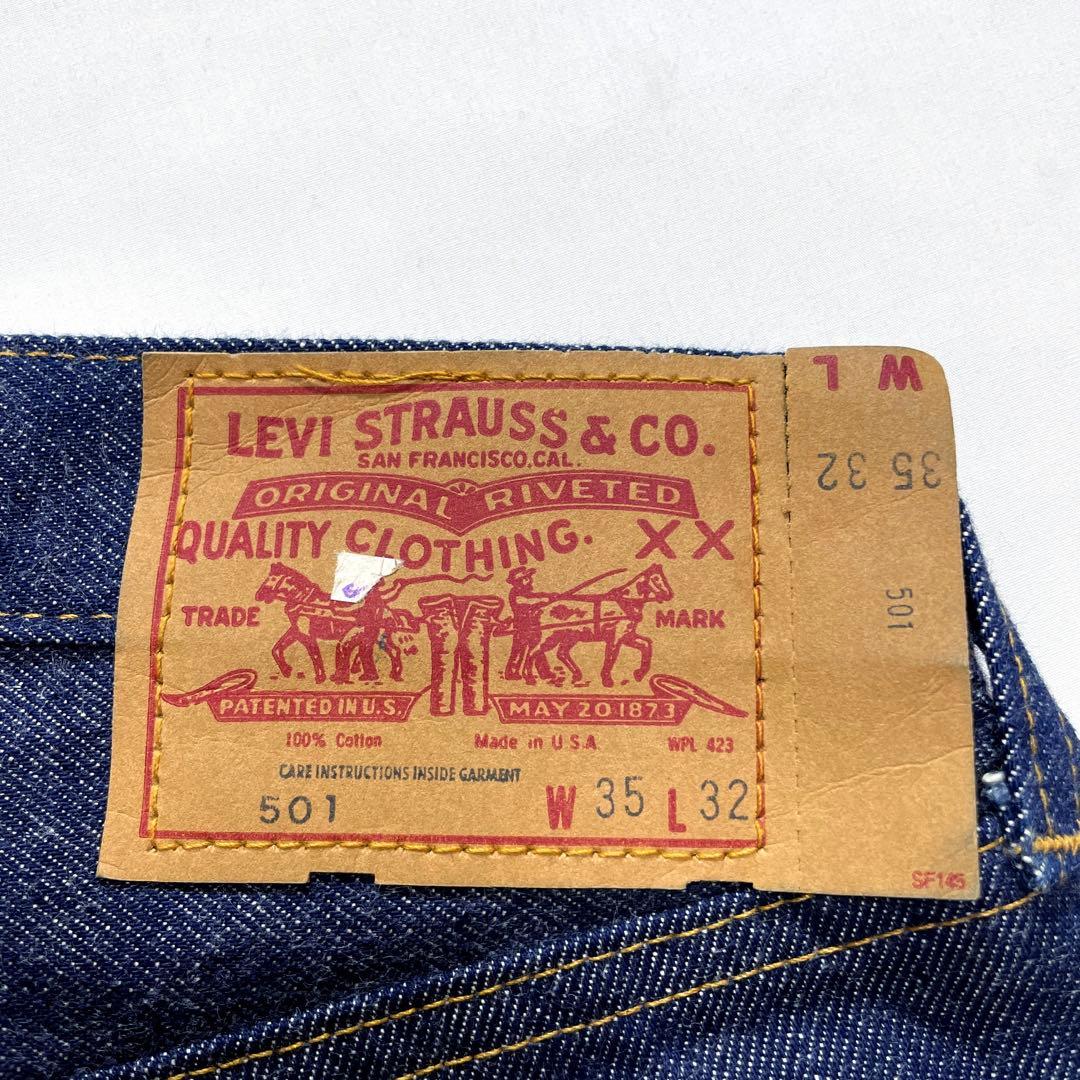 デッドストック 80s Levis 501 赤耳 W35L32 オリジナル - メルカリ