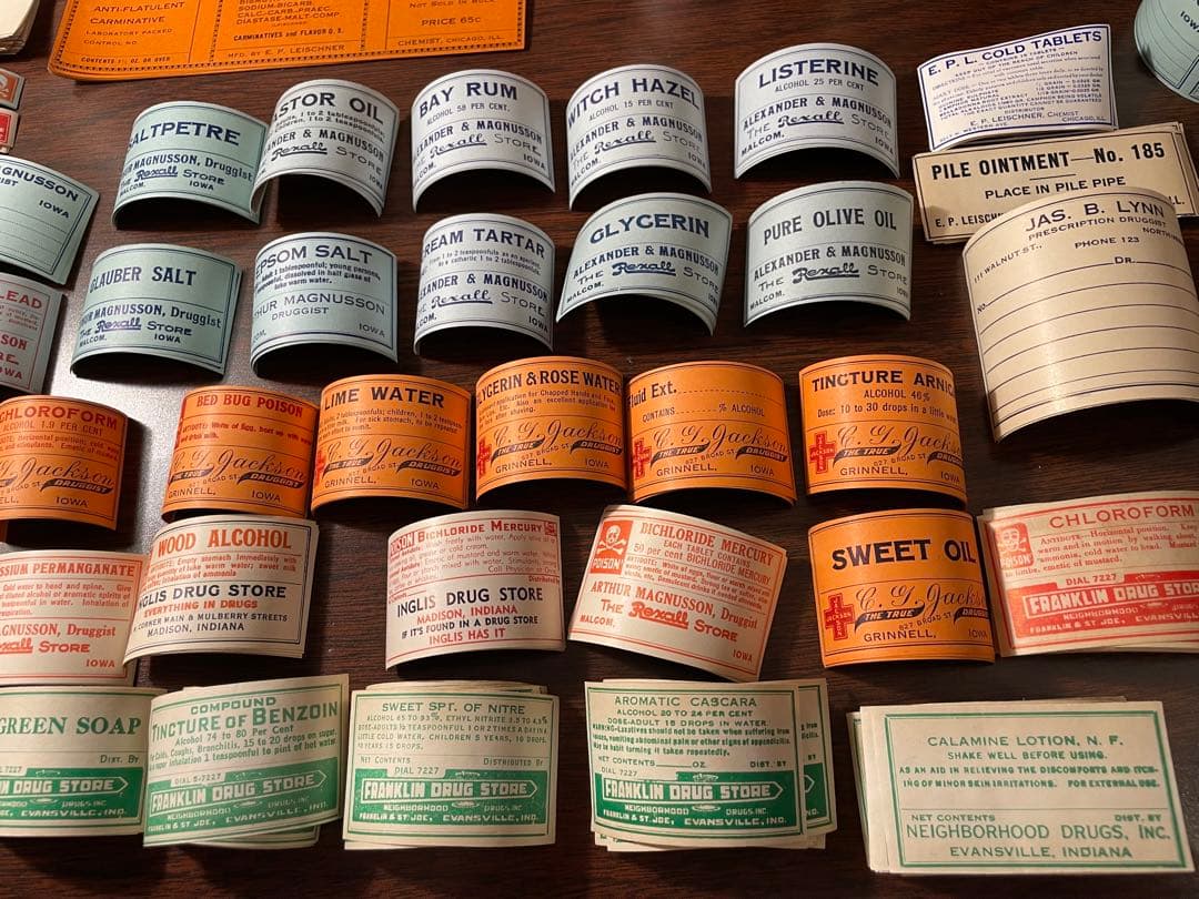 海外 ファーマシーラベル 50種各1枚 50枚 - メルカリ