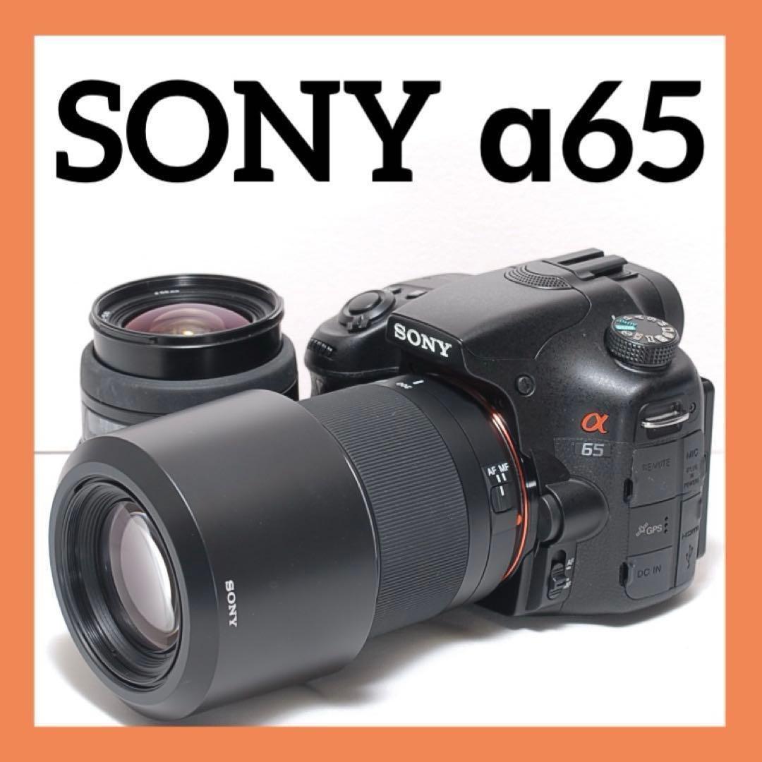 ✨一眼レフデビューに✨SONYα65✨ソニー✨ダブルレンズ✨スポーツ観戦