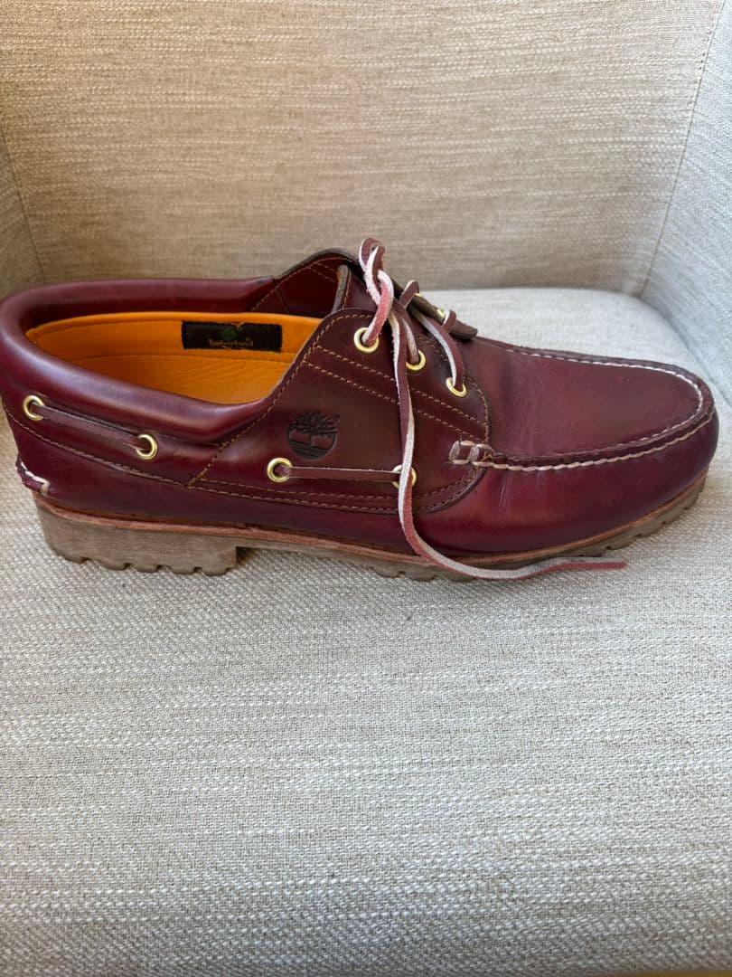 靴 Timberland 3 Eye Classic Lug \"Burgundy\"