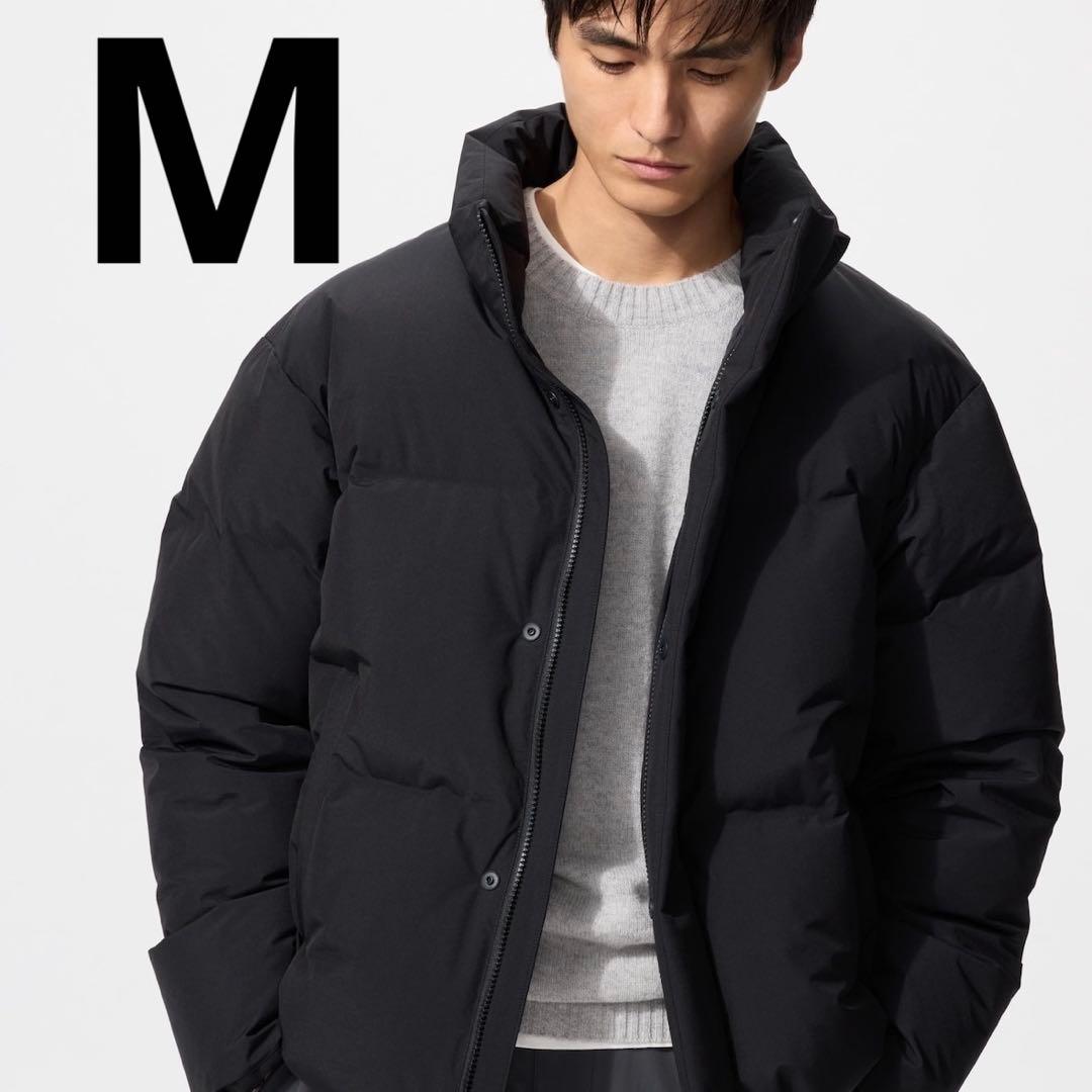 極美品】ユニクロ シームレスダウンジャケット ブラック M（試着のみ