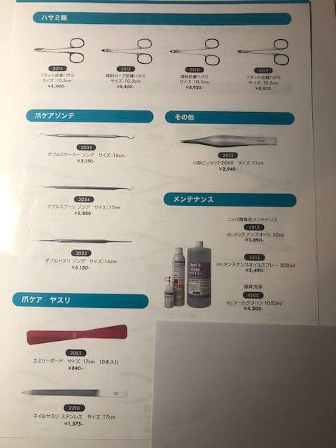 皮膚・爪 小型傾斜刃ニッパ　2293　11.5cm　ニッパー爪切り