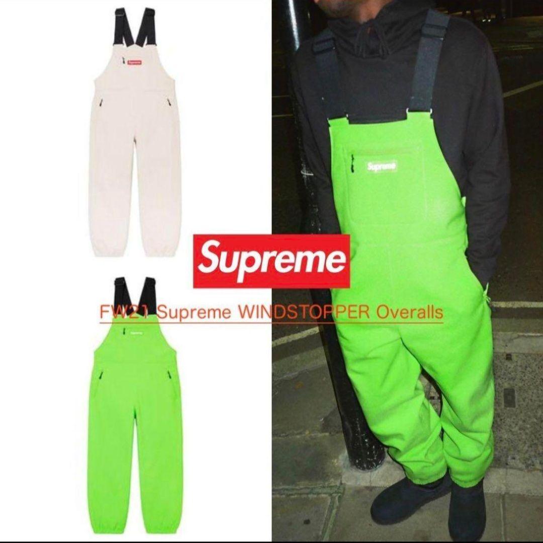 Supreme WINDSTOPPER Overalls オーバーオール M 黒
