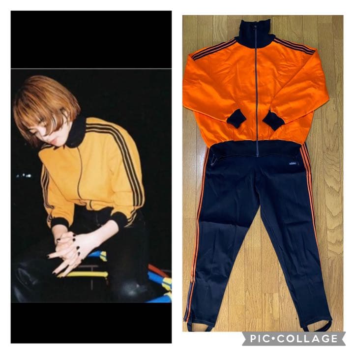 小松菜奈着用】adidas アディダス セットアップ ジャージ トラック