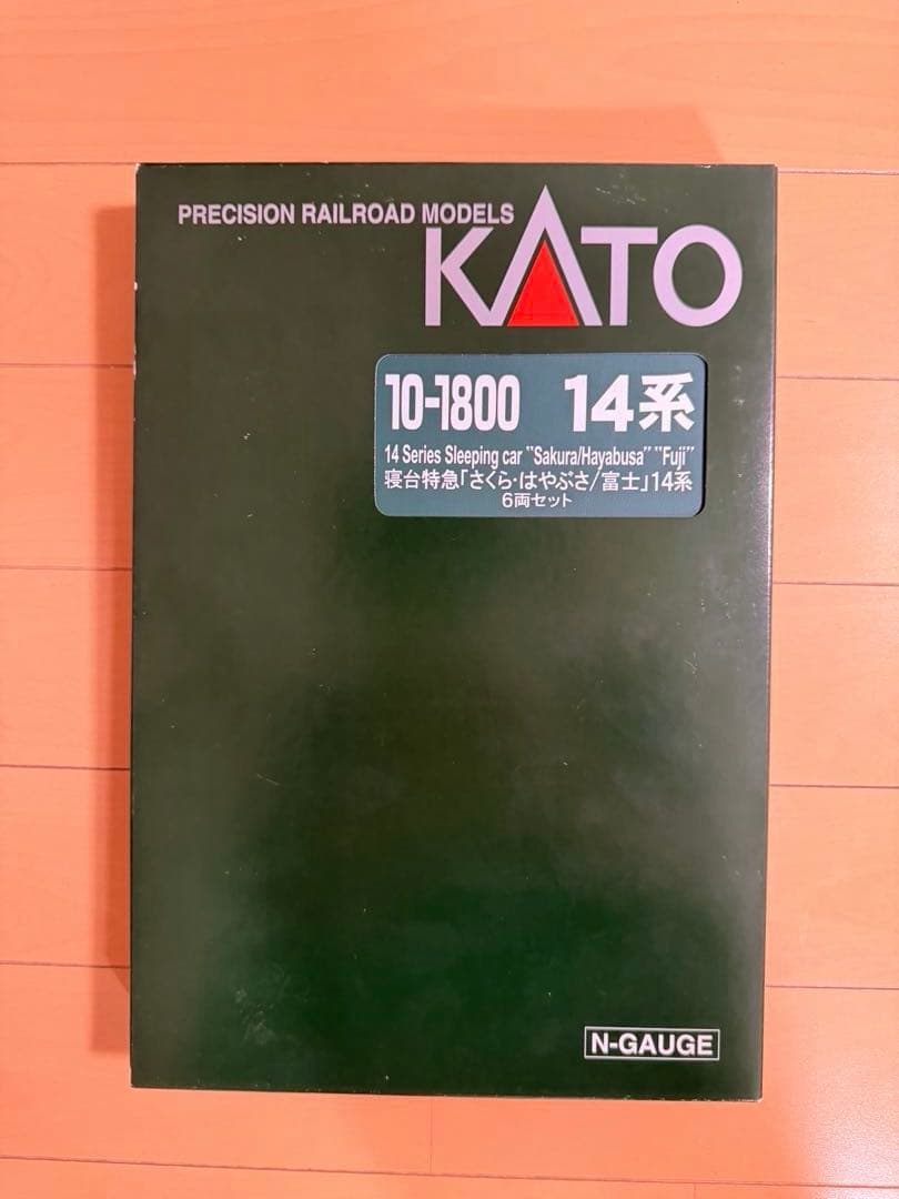 へ*い様 KATO 10-1800 寝台特急「さくら・はやぶさ/富士」 14系 14系 寝台特急「さくら・はやぶさ/富士」が入線です。KATO 10-1800