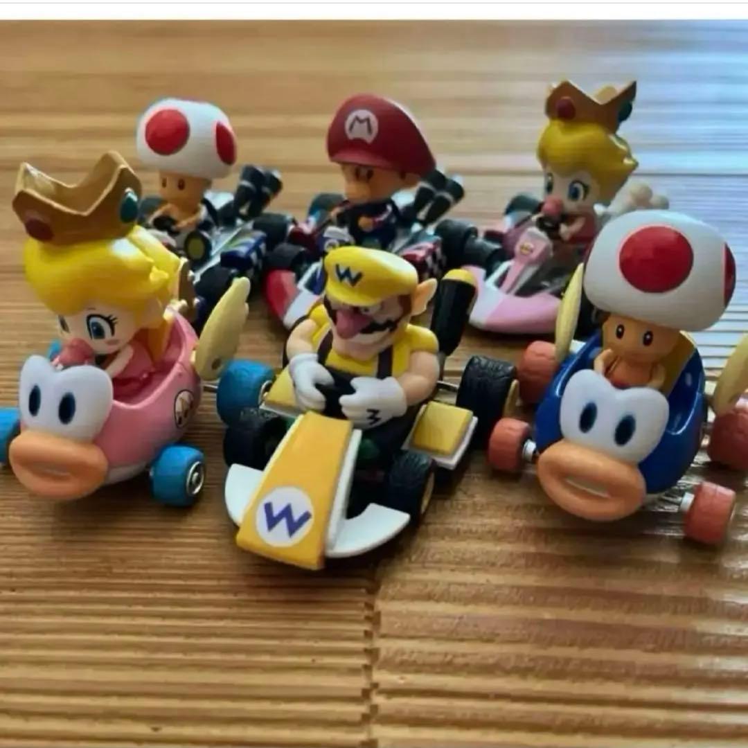 スーパーマリオブラザーズ マリオカート プルバックカー ミニカー 6