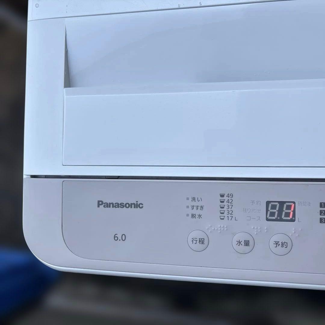 Panasonic 2021年製　NA-F60B15 6.0kg 縦型洗濯機