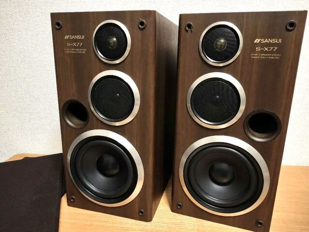 ◇SANSUIサンスイ S-X77 スピーカーシステム 同番ペア - メルカリ