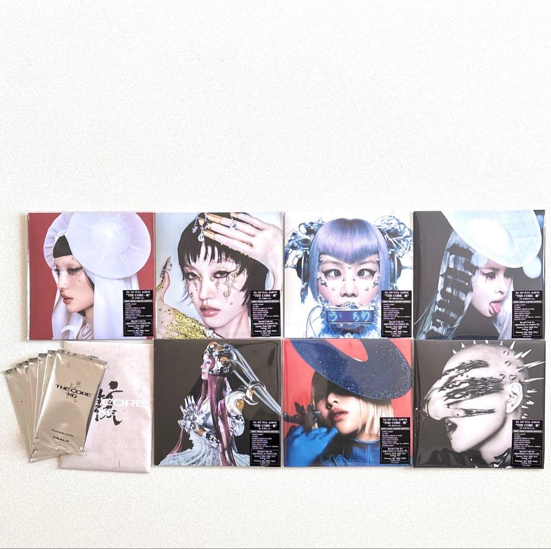 XG The Core 核 ソロ盤 コンプ +ユニットトレカ7枚 年賀状 未開封