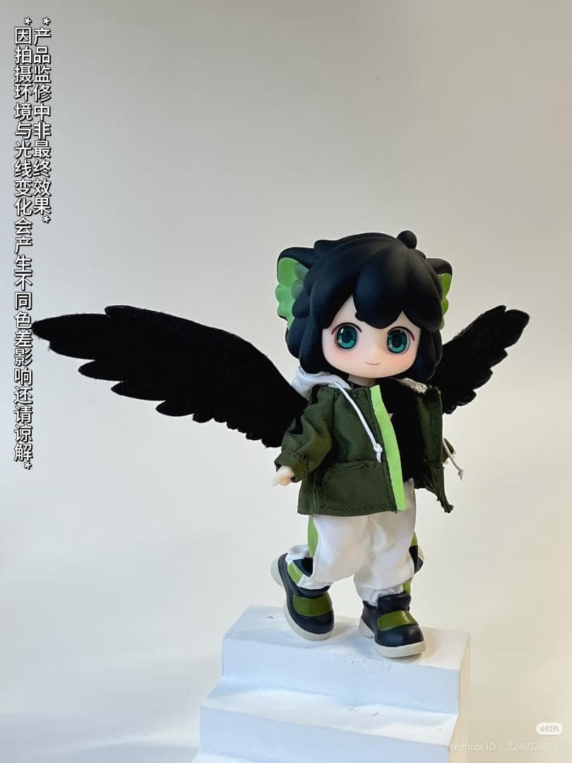 羅小黒戦記2 シークレット 小黑 小黒 シャオヘイ SIMONTOYS ドール