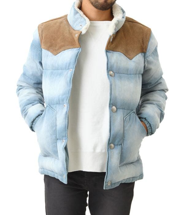 ロンハーマン インディゴ コンチョ ダウンジャケット 新品 Sサイズ