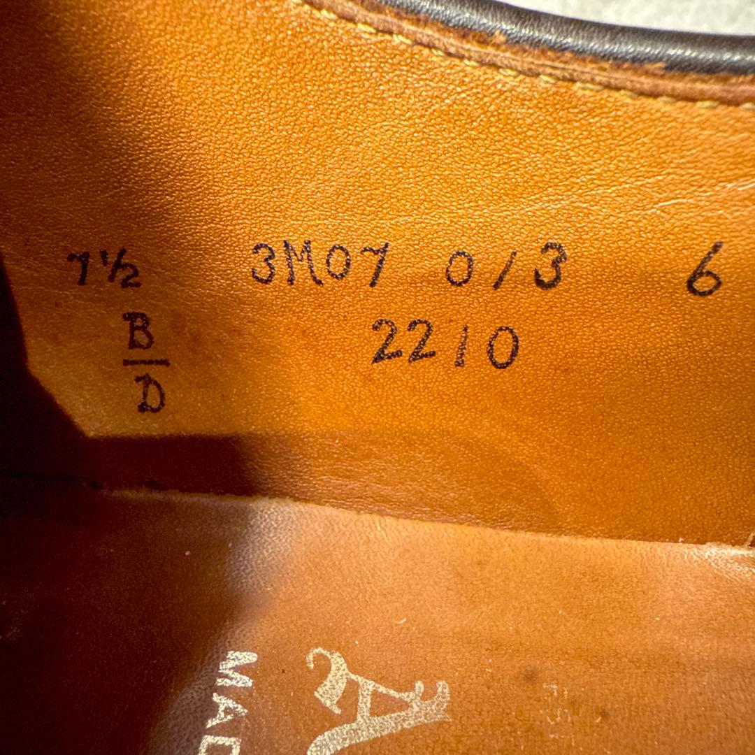 美品】ALDEN コードバン バーガンディ Uチップ 2210 シューツリー付