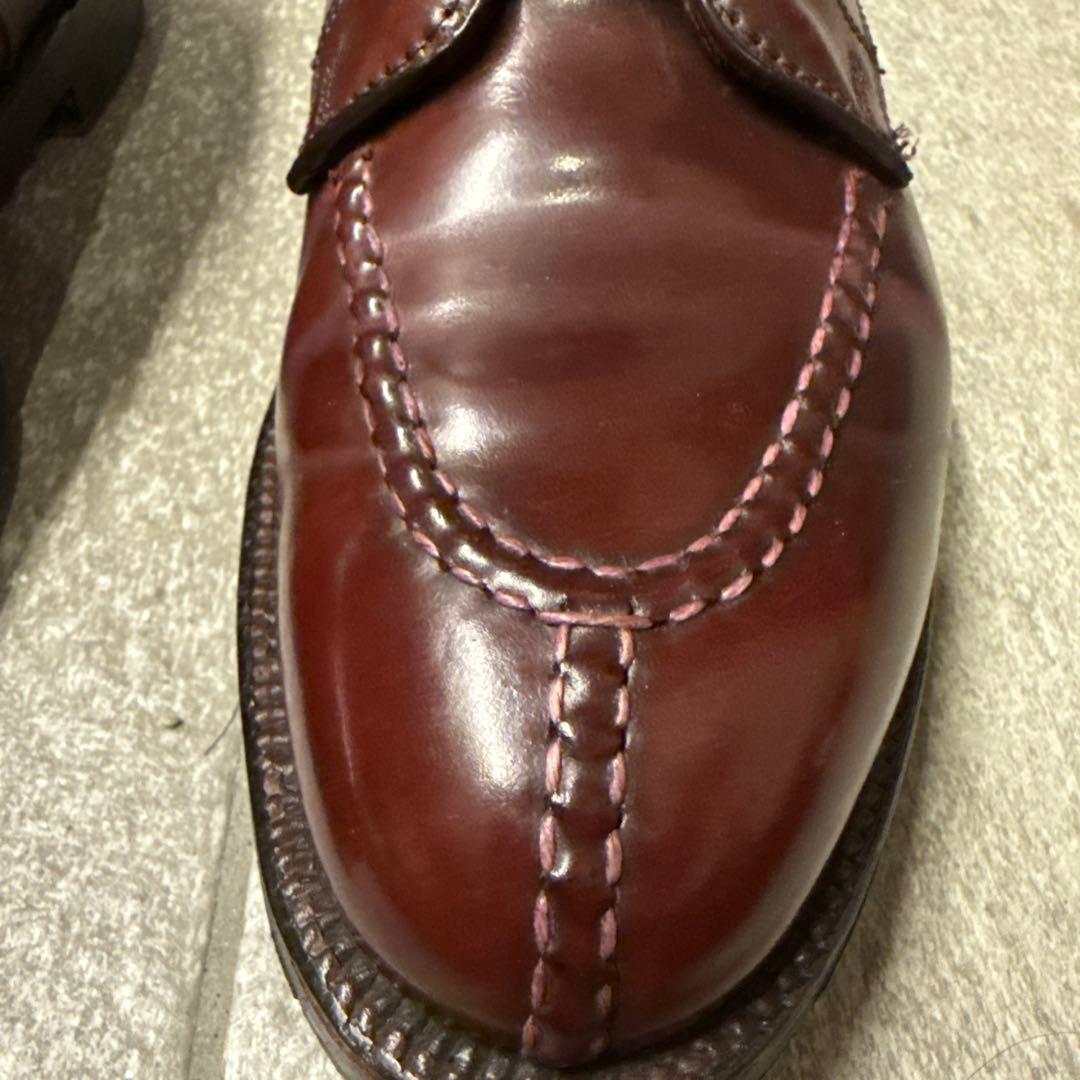 美品】ALDEN コードバン バーガンディ Uチップ 2210 シューツリー付